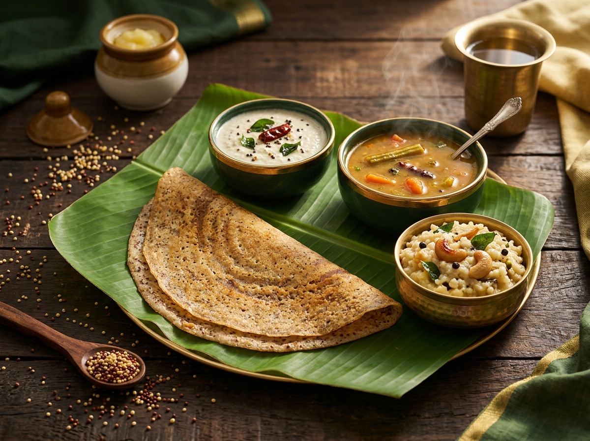 Instant Breakfast & Meal Mixes — Millet Dosa & Pongal