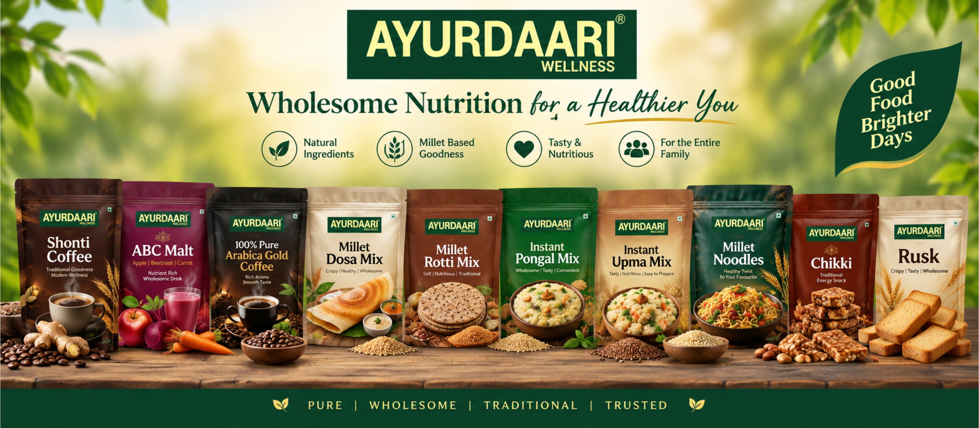 The Ayurdaari Collection — Wholesome Nutrition Range